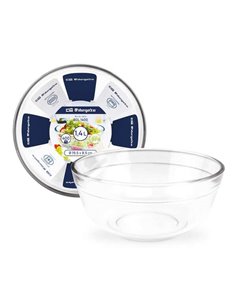 Orbegozo Serie BOL Juego de Boles de Vidrio Ultrarresistentes - Versatiles et Duraderos - Capacité de 1.4 / 2.3 / 3.5L - Adapté 