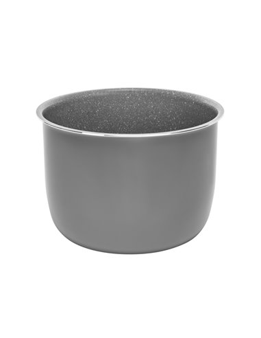 Cecotec Excelsior Cubeta Ceramica Pour Ollas GM de 6L - Material Ceramico Résistant - Antiadherente Tricapa - Facile Nettoyage -