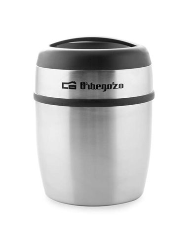 Orbegozo TRSL 1500 Termo Pour Alimentos - Capacité 1500ml - Acier Inoxydable - Antiderrame - Conserva Temperatura Jusqu'à 12 Hor