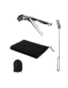 Cecotec DragonPack 6600 S Set de Accesorios Pour Barbacoa - Pinzas - Cubierta Protecctora - Atizador - Couleur Varios