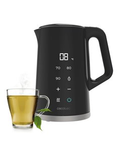 Cecotec Thermosense 800 Neo Hervidor de Eau Electrico - 2200W - Capacité 1.7L - Temperatura Regulable - Acier Inoxydable - Funci
