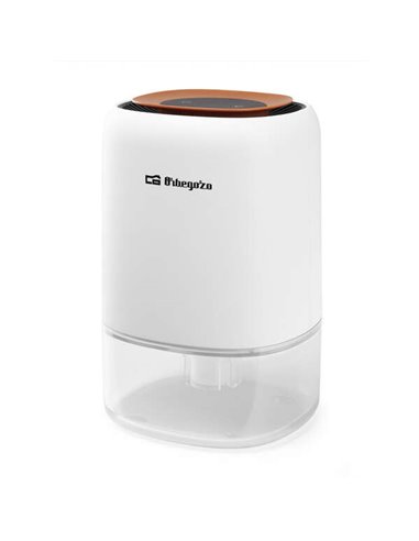 Orbegozo DH 305 Deshumidificador Compact - Deshumidificacion 300ml/Dia - Funcionamiento Silencioso - Luz LED Decorativa - Respet