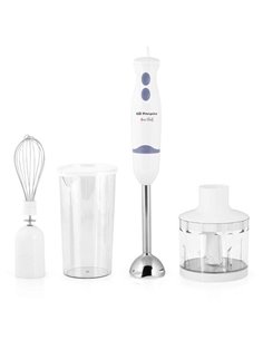 Orbegozo BT 1320 Batidora-Picadora Versatil - Potente Motor 400W - Feuille de Acier Inoxydable - Mango Ergonomique - Vaso Mezcla