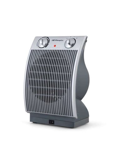 Orbegozo FH 6035 Calefactor Compact et Oscilante - Calor Instantaneo - Termostato Regulable - Funcion Ventilateur - Protection c