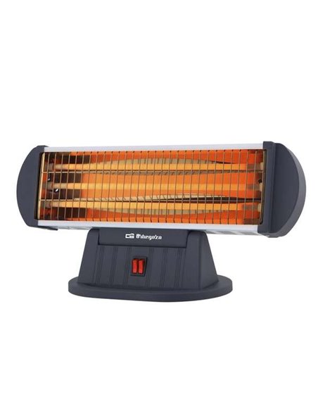 Orbegozo Estufa de Cuarzo BP 0204 - Calor Intenso et Uniforme Par Radiacion - 3 Niveles de Potencia - Système de Sécurité Antivu
