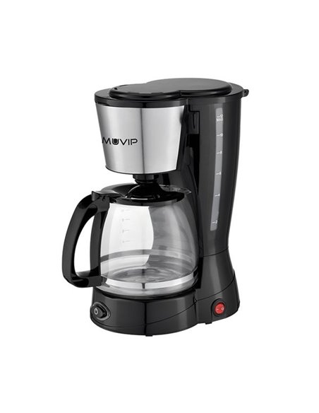 Muvip Cafetera de Goteo - Eléctrica - 800W - Funcion antigoteo - Filtro Permanent Abatible - Indicateur Nivel de Eau - Contenedo