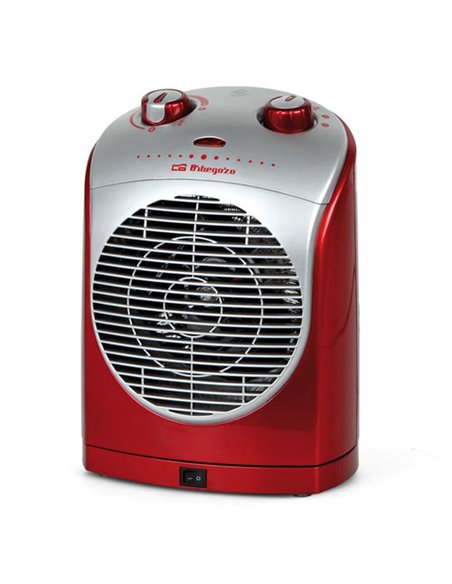 Orbegozo FH 5025 Calefactor Avec Ventilateur - Potencia 2200W - Oscilante - Base Antidérapant - Indicateur Luminoso - Protection