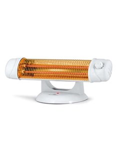 Orbegozo BP 5003 à Estufa de Cuarzo Intenso - Potencia de 1200W - 2 Niveles de Calor - Système de Sécurité Antivuelco - Design H