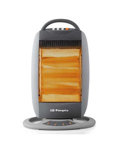 Orbegozo BP 5008 Calentador Halogeno Portable - Potencia de 1200W - Silencioso - Emision Instantanée de Calor - Système de Sécur