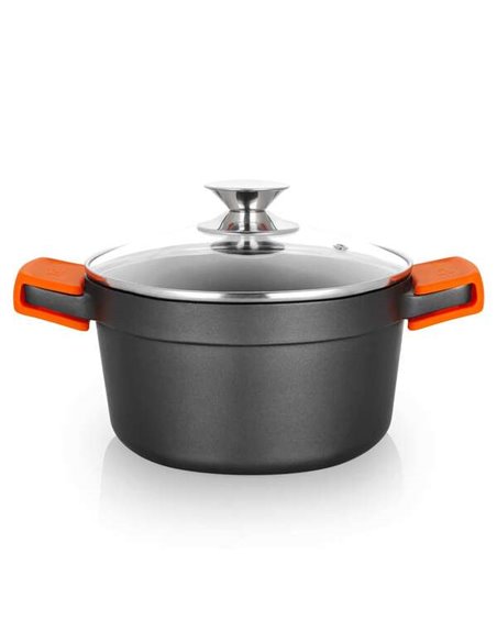 Orbegozo CDH 3020 - Cacerola de Aluminium Fundido Résistant - Versatilidad et Sécurité en la Cocina - Antiadherente et Adaptée P
