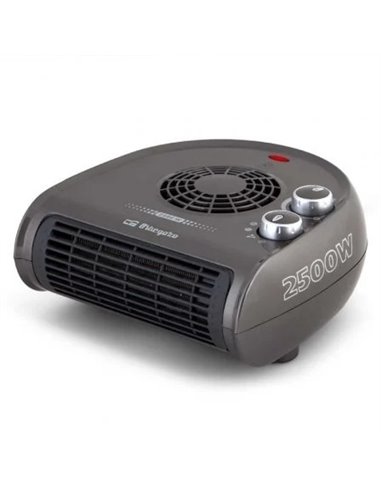 Orbegozo FH 5131 Calefactor 2500W - Termostato Regulable - Selector Rotativo de 3 Posiciones - 2 Niveles de Potencia - Funcion V