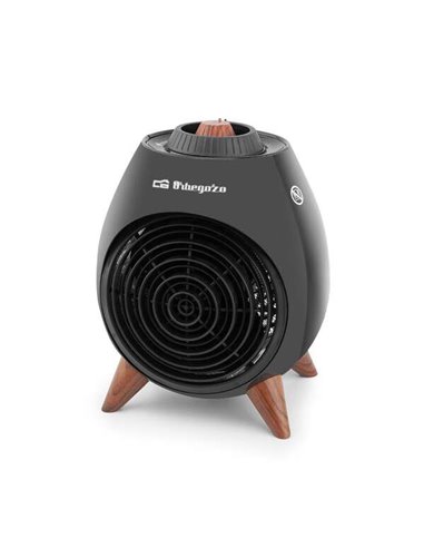 Orbegozo FH 5237 Calefactor Potente et Seguro - 2000W de Potencia - Selector Rotativo de 3 Posiciones - Funcion Ventilateur - Pr