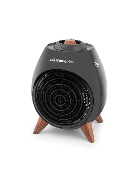 Orbegozo FH 5237 Calefactor Potente et Seguro - 2000W de Potencia - Selector Rotativo de 3 Posiciones - Funcion Ventilateur - Pr