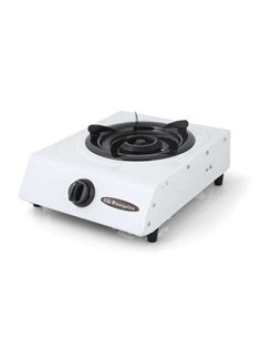 Orbegozo FO 1600 Hornillo à Gas Blanc - Encendido Piezoelectrico - Quemador de Triple Corona - Versatil et Practico - Idéal Pour
