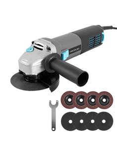 Cecotec RadialPower 1000 Filtra Radial de 125mm - 1000W - 6 Niveles de Variables - Vitesse 16.000rpm - Mango de Double Posicion 