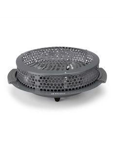 Orbegozo BR 92 Brasero Electrico - Potencia 900W - Rejilla de Sécurité - Asas de Toucher Frio - 2 Niveles de Calor - 40x15x39cm 