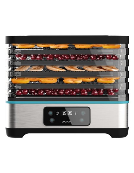 Cecotec VitaDry Pro Deshidratador de Alimentos - 300W - Bandejas Ajustables - Control Digital Preciso - Temporizador - Temperatu