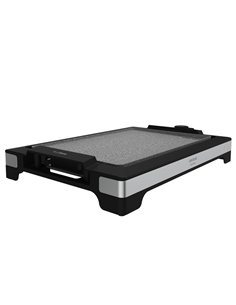 Cecotec Tasty and Grill 2000 InoxStone Plancha Electrica - 2000W - Antiadherente - Termostato Regulable - Placa de Acier Amovibl