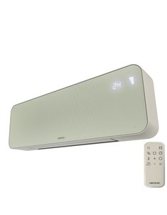 Cecotec ReadyWarm 3000 Textile Calefactor de Pared - 2000W - Écran LED - Comprend Accesorios - Temporizador - Apagado Automatico