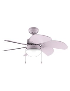 Cecotec EnergySilence Aero 3600 Vision Full Purple Ventilateur de Techo Avec 6 Aspas et Lampara Integrada - 50W - Diametro de 36