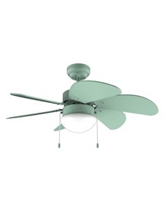 Cecotec EnergySilence Aero 3600 Vision Full Green Ventilateur de Techo Avec 6 Aspas et Lampara Integrada - 50W - Diametro de 36"