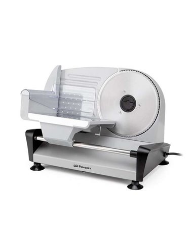 Orbegozo MS 4580 Cortafiambres Profesional - Potente et Seguro Corte de Fiambres - Cuchilla de Acier Inoxydable Amovible - Ajust