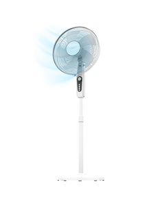 Cecotec EnergySilence 515 MaxFlow Ventilateur de Pie Avec 5 Aspas - Potencia de 45W - Diametro de 40cm - 3 Velocidades - Tempori