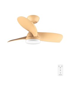 Cecotec EnergySilence Aero 3050 Orange Ventilateur de Techo Avec 3 Aspas et Luz Integrada - 35W - Diametro de 36" - LED de 22W -