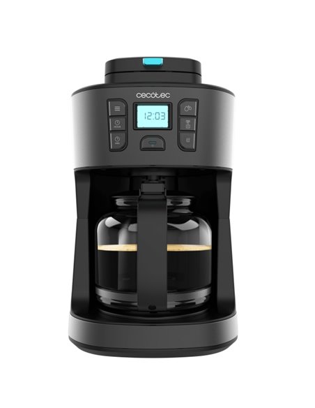 Cecotec Coffee 66 Grind and Drop Cafetera de Goteo - 1086W - Molinillo Intégré - Capacité Pour 12 Tazas - Maximo Aroma - Acabado