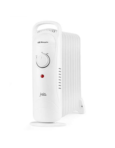 Orbegozo RO 1220 Radiador de Aceite Junior Compact - Potencia 1200W - Termostato Regulable - Protection contra Sobrecalentamient