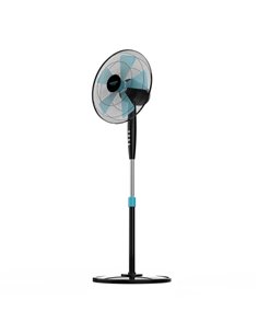 Cecotec EnergySilence 510 Ventilateur de Pie Avec 5 Aspas - Potencia de 40W - Diametro de 40cm - 3 Velocidades - Oscilacion Auto