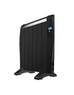 Cecotec Ready Warm 1200 Thermal Black Radiador Electrico Bajo Consumo 900W - 6 Elementos - Colocacion en Pared ou de Pie - Écran
