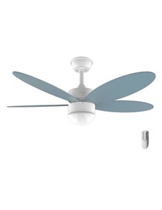 Cecotec EnergySilence Aero 4260 Sky Ventilateur de Techo Avec 5 Aspas et Luz LED Integrada - 40W - Aspas Reversibles - Mando à D