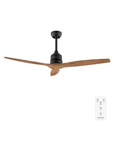Cecotec EnergySilence Aero 5270 DarkWood Ventilateur de Techo de 3 Aspas - 40W - Diametro de 52" - Temporizador - 6 Velocidades 