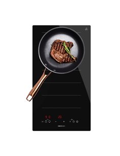 Cecotec Bolero Squad I 2100 Flex Cocina de Induccion Encastrable - 3500W - Temporizador - Detector de Sartenes - Control Tactil 
