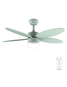 Cecotec EnergySilence Aero 4260 Full Mint Ventilateur de Techo Avec 5 Aspas Reversibles et Luz - 40W - Diametro de 42" - LED Ave