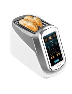 Cecotec ToastPad Double Pro Screen Tostadora de Double Ranura - 1400W - Écran Tft 7" - 7 Niveles de Tostado - Control Individual