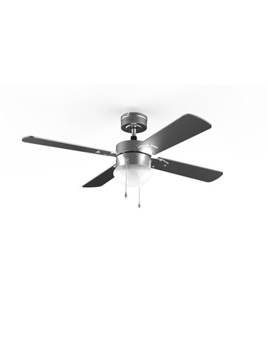 Cecotec EnergySilence Aero 450 Ventilateur de Techo Avec 4 Aspas et Luz Integrada - 50W - Funcionamiento Silencioso - Aspas Aero