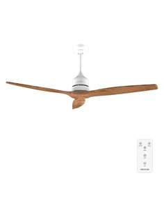 Cecotec EnergySilence Aero 5270 WhiteandBlackWood Ventilateur de Techo de 3 Aspas de Bois - 40W - Diametro de 52" - Temporizador