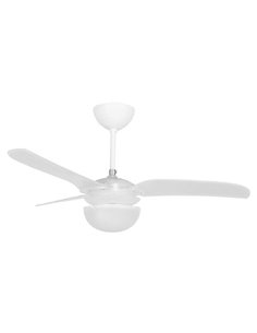 Orbegozo CP 75120 Ventilateur de Techo Elegante et Funcional - Idéal Pour Espacios Pequeños - Silencioso - 3 Velocidades - Mando