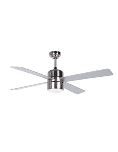Orbegozo CP 72120 Ventilateur de Techo Inoxydable - Aspas Silver - Système de Ventilacion Reversible - Mando à Distancia - Idéal