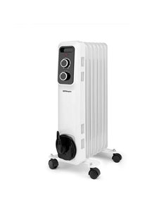 Orbegozo RS 1500 Radiador de Aceite Elegante et Potente - Potencia Maxima 1500W - 7 Elementos Calorificos - Protection contra So