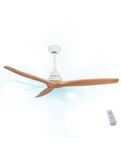 Cecotec EnergySilence Aero 590 Ventilateur de Techo de 3 Aspas - Potencia de 65W - Diametro de 52" - Mando à Distancia - Tempori