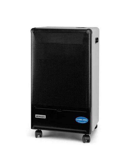 Orbegozo Estufa Llama Bleu HBF 90 - Potencia Maxima 4200W - Clase Energetica À - Cobertura Amplia - Segura et Practica - Transpo