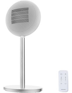 Cecotec ReadyWarm 2100 Sun Calefactor Ceramico - 2000W - Control Tactil et Remoto - Oscilacion Automatica - Termostato Regulable
