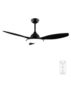 Cecotec EnergySilence 4800 Light Black Ventilateur de Techo Avec 3 Aspas et Luz Integrada - 36W - Diametro de 48" - LED de 36W -