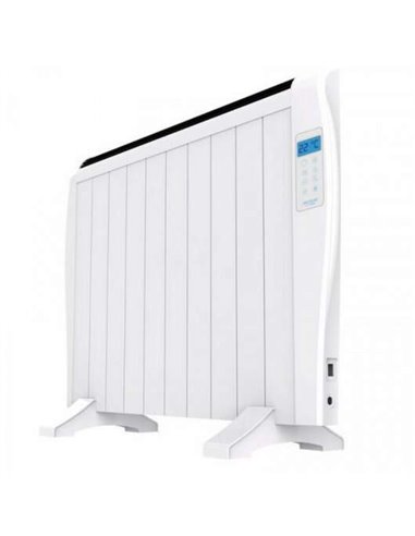Cecotec Ready Warm 2000 Thermal Radiador Electrico Bajo Consumo 1500W - 10 Elementos - Colocacion en Pared ou de Pie - Écran LED