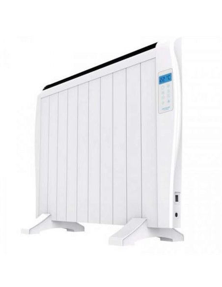 Cecotec Ready Warm 2000 Thermal Radiador Electrico Bajo Consumo 1500W - 10 Elementos - Colocacion en Pared ou de Pie - Écran LED