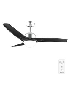 Cecotec EnergySilence Aero 560 IronBlack Ventilateur de Techo Avec 3 Aspas et Luz Integrada - 60W - Diametro de 52" - LED de 18W