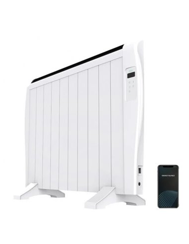 Cecotec Ready Warm 2000 Thermal Connected Radiador Electrico 1500W - 10 Elementos - Colocacion en Pared ou de Pie - Control WiFi